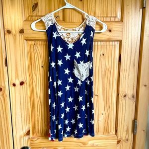 Womens American flag tank